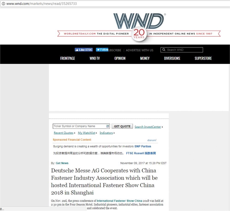 International Fastener Show China