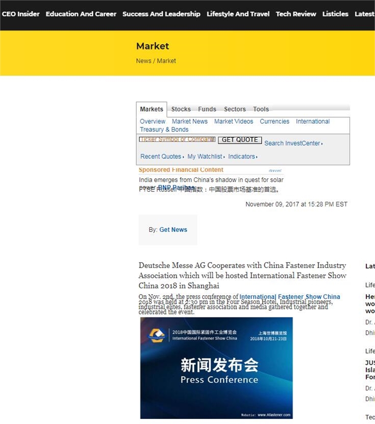 International Fastener Show China